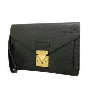 Louis Vuitton Epi Leather Pochette Serie Dragonne Clutch Bag M52612 Noir Men's